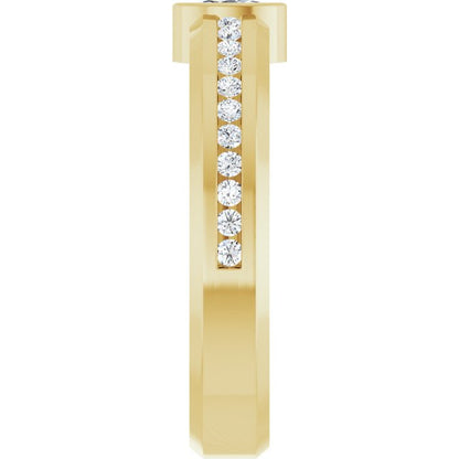 5/8 CTW Lab-Grown Diamond Band, 6.3 mm