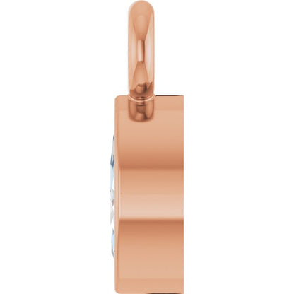 .05 CT Lab-Grown Diamond Bezel-Set Dangle