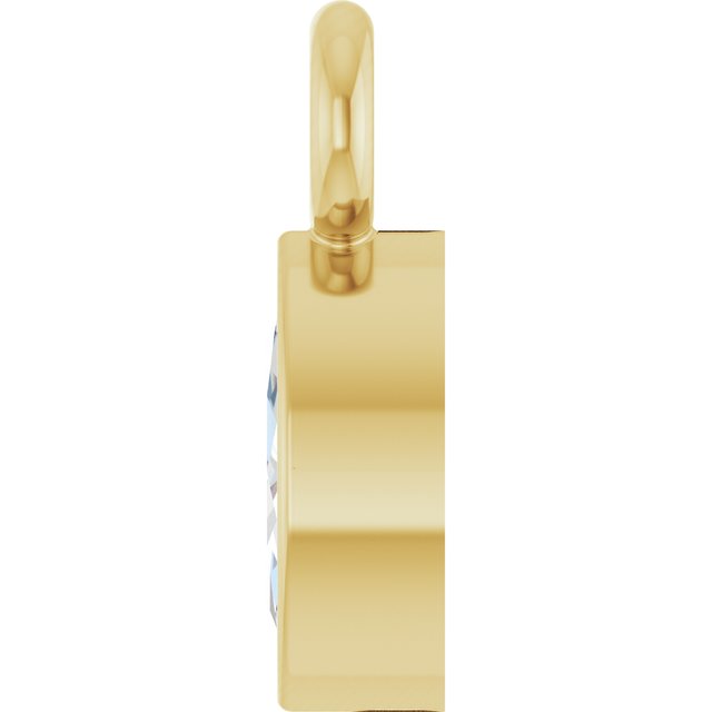 .05 CT Lab-Grown Diamond Bezel-Set Dangle