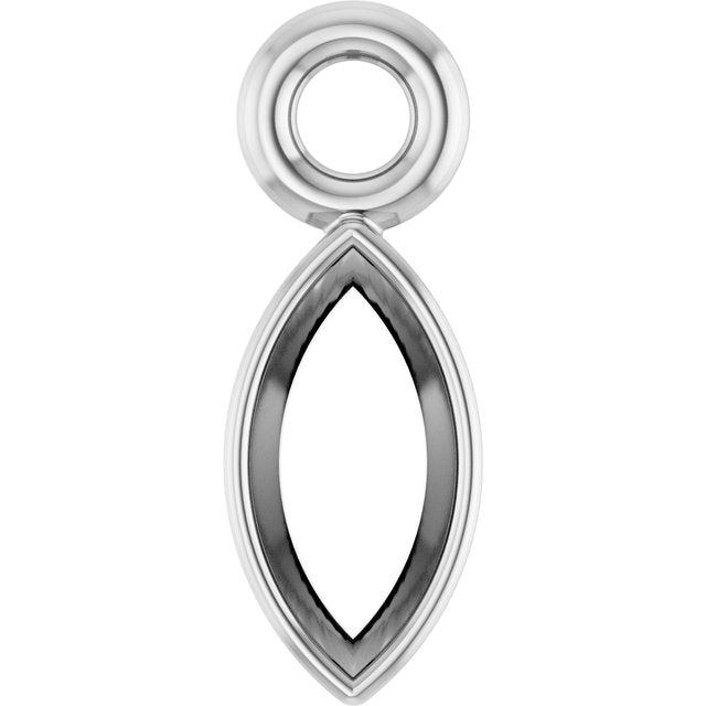 .05 CT Lab-Grown Diamond Bezel-Set Dangle