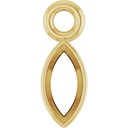 .05 CT Lab-Grown Diamond Bezel-Set Dangle