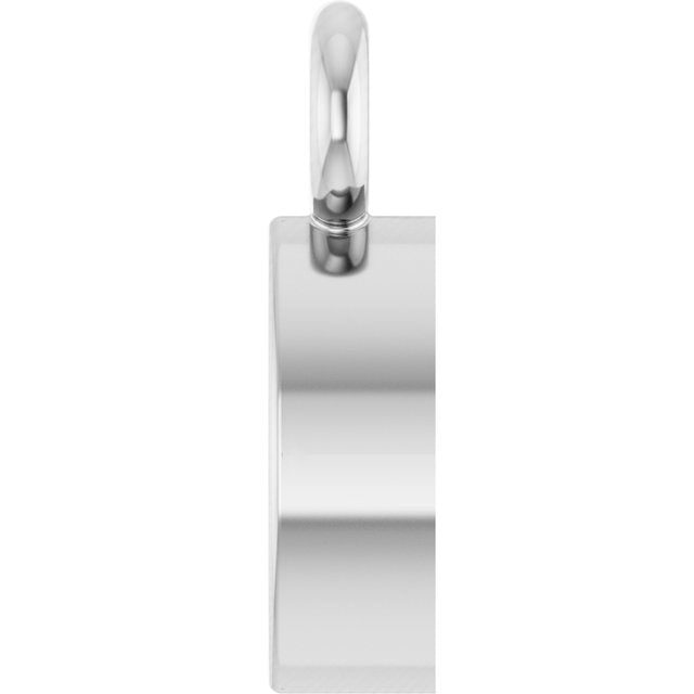 .05 CT Natural Diamond Bezel-Set Dangle, 2.4 mm x 6.2 mm