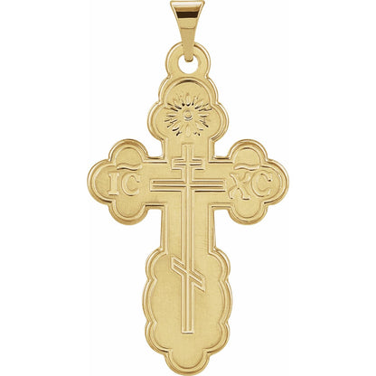 26x17 mm Orthodox Cross Pendant