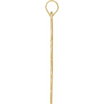 26x17 mm Orthodox Cross Pendant