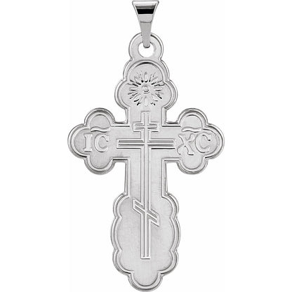 26x17 mm Orthodox Cross Pendant
