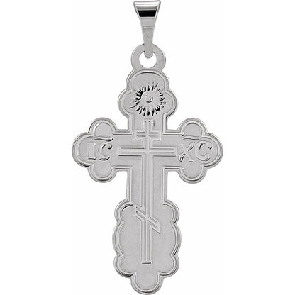 19x13 mm Orthodox Cross Pendant
