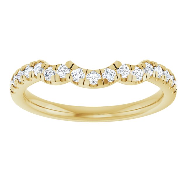 1/4 CTW Lab-Grown Diamond Band for Round Ring