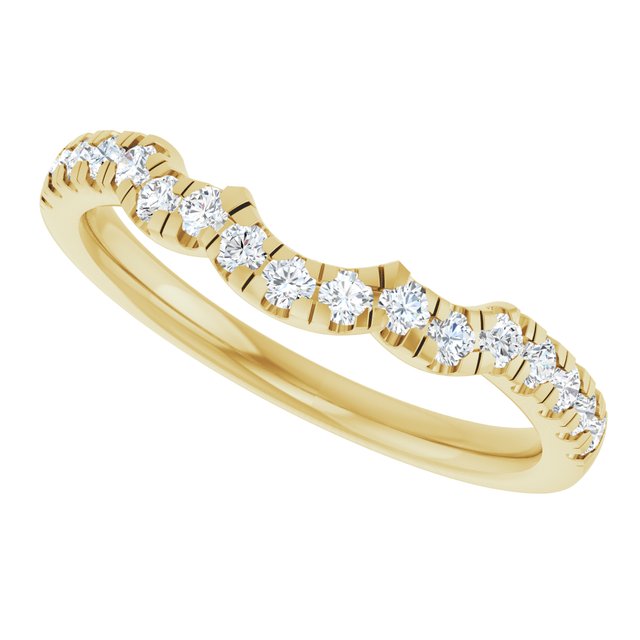 1/4 CTW Lab-Grown Diamond Band for Round Ring