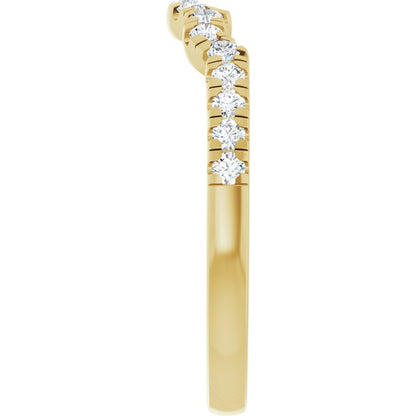 1/4 CTW Lab-Grown Diamond Band for Round Ring