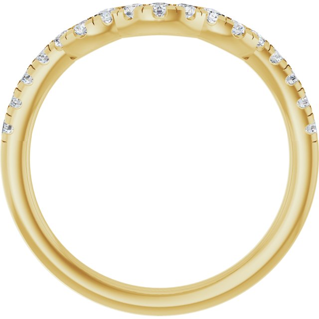 1/4 CTW Lab-Grown Diamond Band for Round Ring