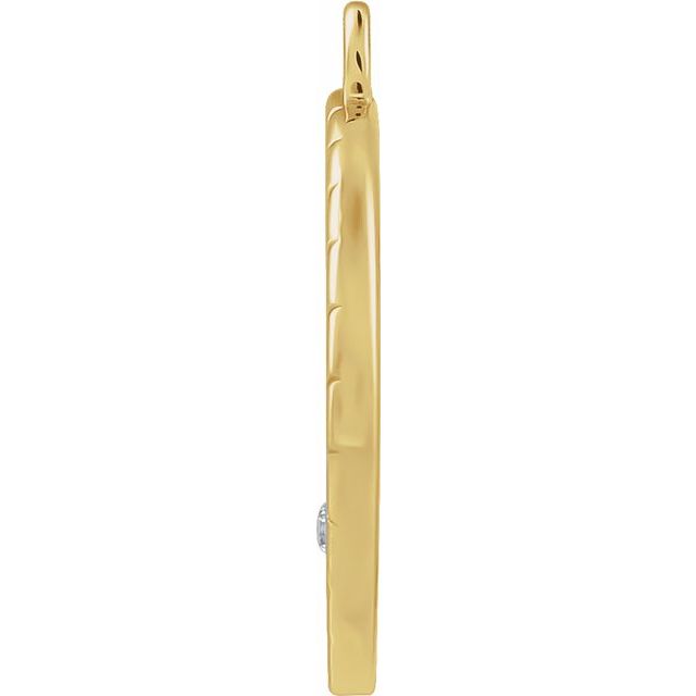 .008 CT Natural Diamond Sagittarius Constellation Dangle