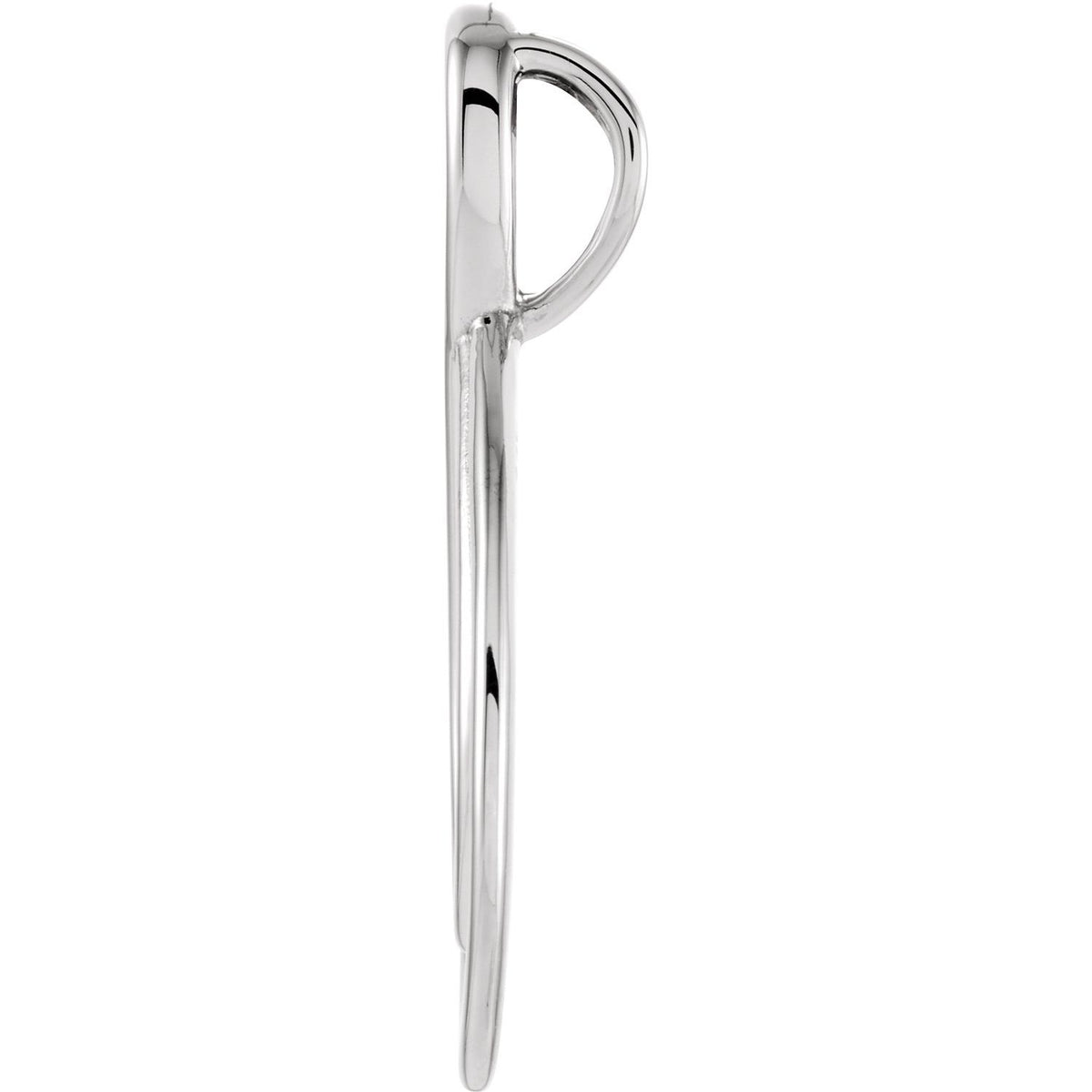 Sterling Silver 22x11 mm Infinity-Inspired Pendant