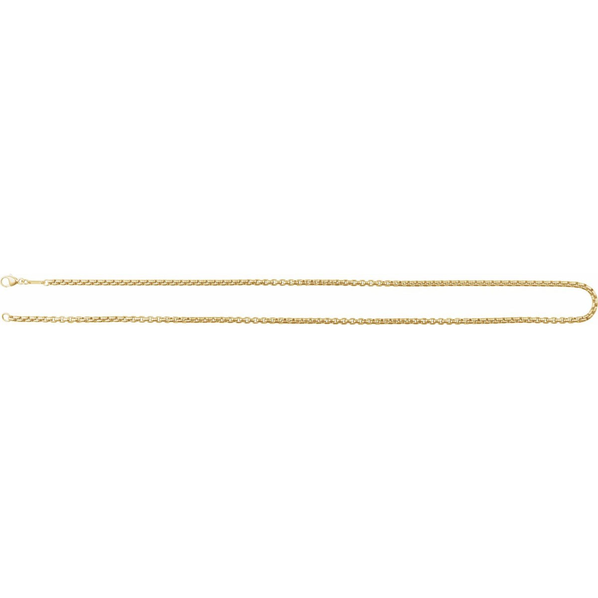 Rounded Box 18" Chain