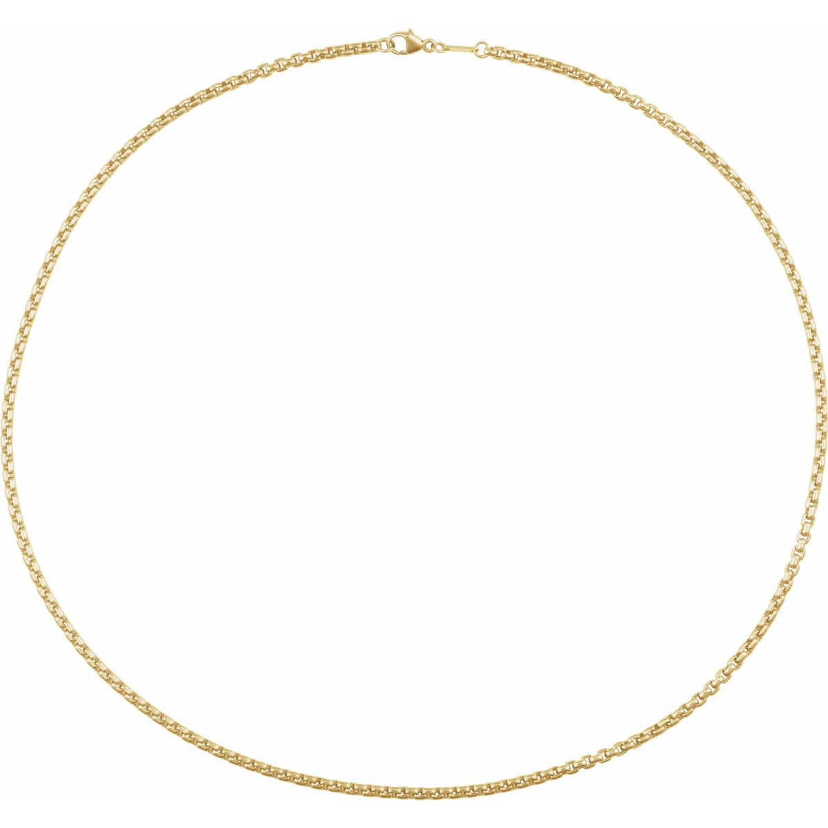 Rounded Box 18" Chain