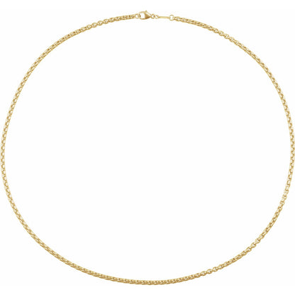Rounded Box 16" Chain