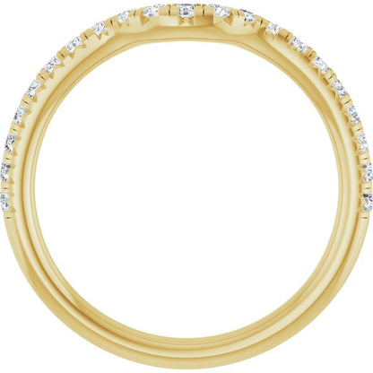 1/4 CTW Natural Diamond Matching Band