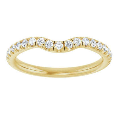 1/4 CTW Natural Diamond Matching Band
