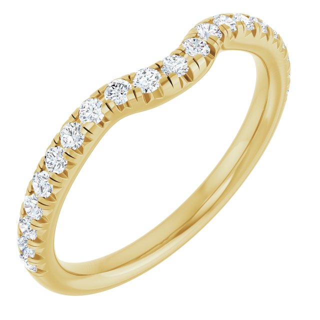 1/4 CTW Natural Diamond Matching Band