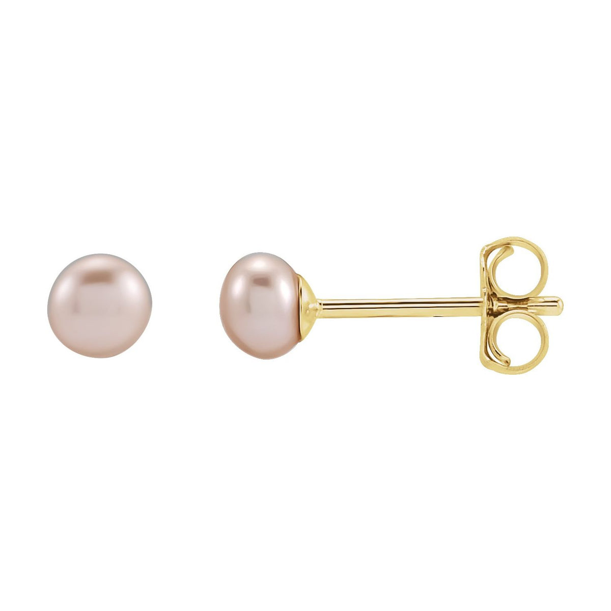 Cultured Pink Freshwater Pearl Earrings