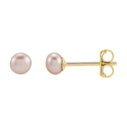 Cultured Pink Freshwater Pearl Earrings