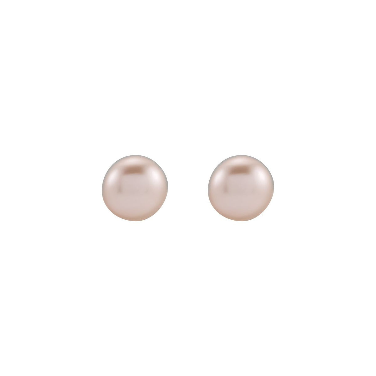 Cultured Pink Freshwater Pearl Earrings