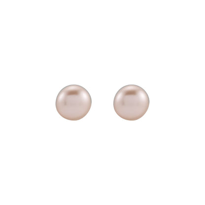 Cultured Pink Freshwater Pearl Earrings
