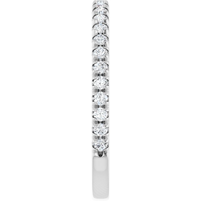 1/3 CTW Natural Diamond French-Set Anniversary Band, 2 x 1.9 mm