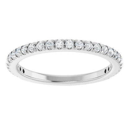 1/3 CTW Natural Diamond French-Set Anniversary Band, 2 x 1.9 mm