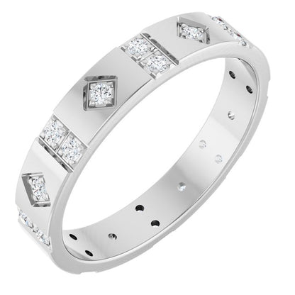 1/3 CTW Natural Diamond Mens Accented Band
