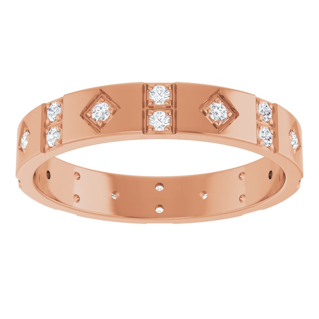 1/4 CTW Natural Diamond Mens Accented Band