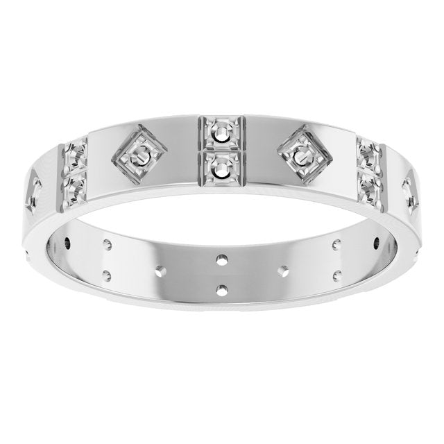 1/3 CTW Lab-Grown Diamond Mens Accented Band
