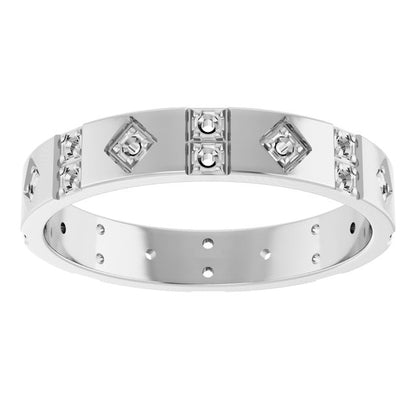 1/3 CTW Lab-Grown Diamond Mens Accented Band