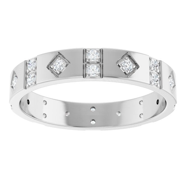 1/3 CTW Natural Diamond Mens Accented Band