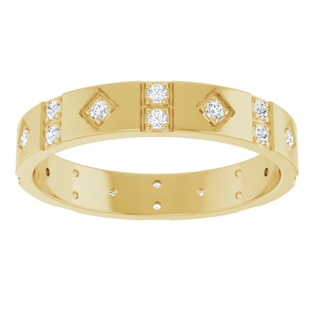 1/3 CTW Lab-Grown Diamond Mens Accented Band