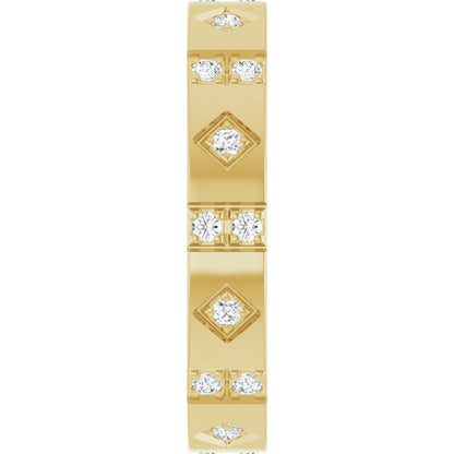 1/3 CTW Natural Diamond Mens Accented Band