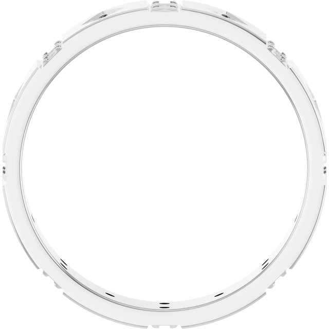1/3 CTW Lab-Grown Diamond Mens Accented Band