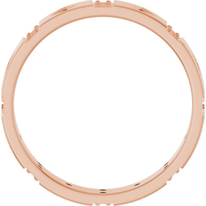 1/3 CTW Lab-Grown Diamond Mens Accented Band