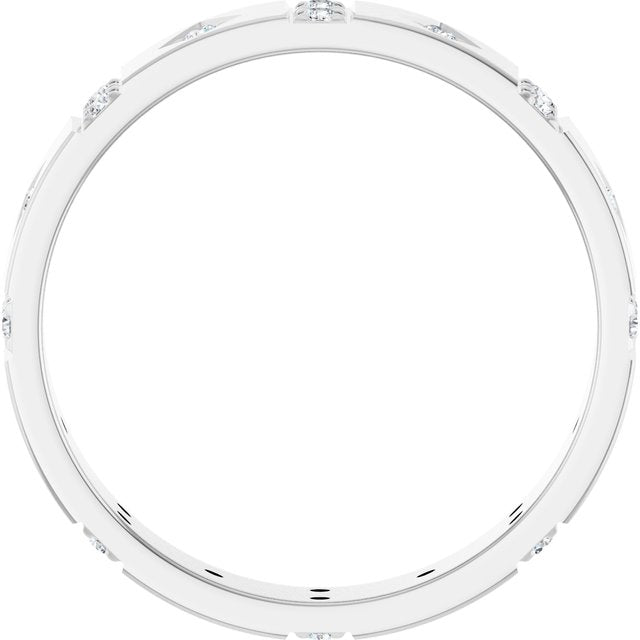 1/3 CTW Natural Diamond Mens Accented Band