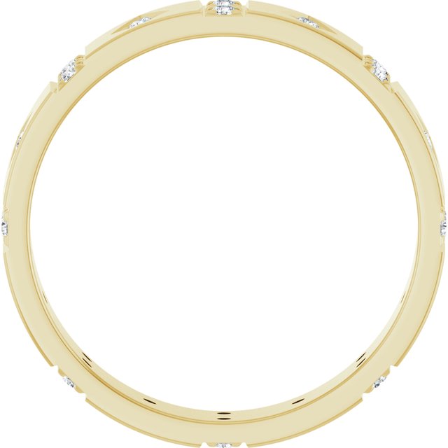 1/4 CTW Natural Diamond Mens Accented Band