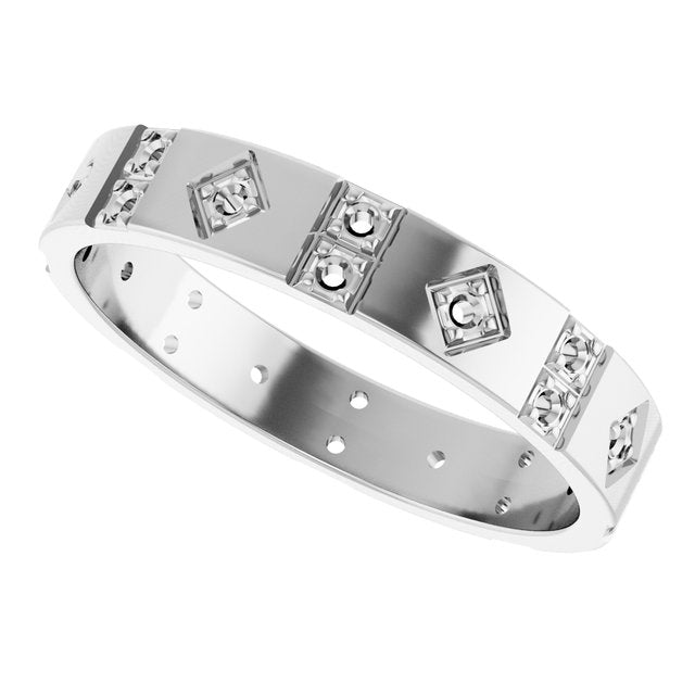 1/3 CTW Natural Diamond Mens Accented Band