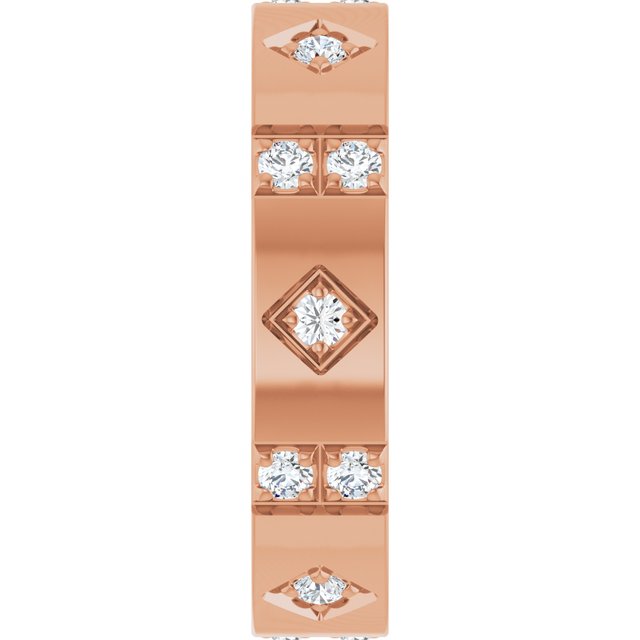 1/2 CTW Lab-Grown Diamond Mens Accented Band