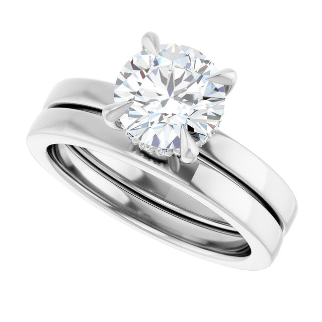 1 5/8 CTW Lab-Grown Diamond Engagement Ring