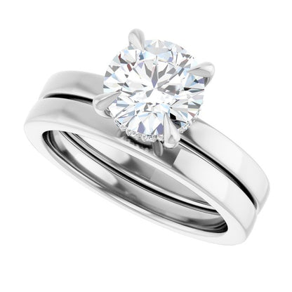 1 5/8 CTW Lab-Grown Diamond Engagement Ring