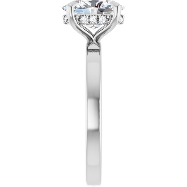 1 1/2 CTW Lab-Grown Diamond Engagement Ring, 8.98 mm