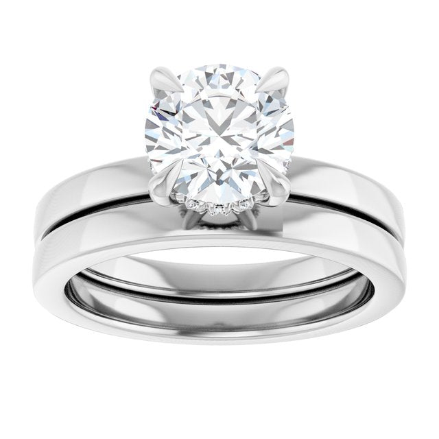 1 5/8 CTW Lab-Grown Diamond Engagement Ring
