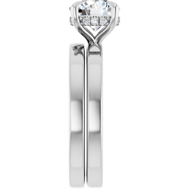 1 5/8 CTW Lab-Grown Diamond Engagement Ring