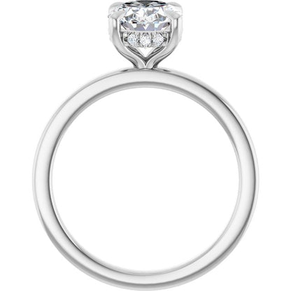 1 1/2 CTW Lab-Grown Diamond Engagement Ring, 8.98 mm