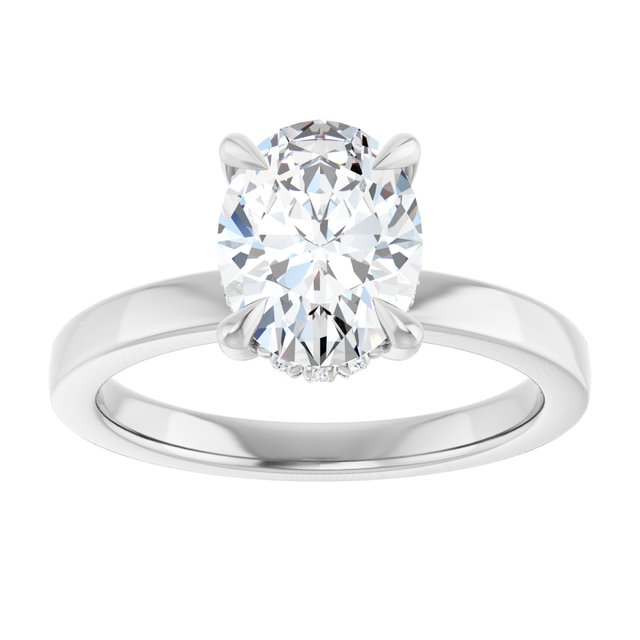 1 1/2 CTW Lab-Grown Diamond Engagement Ring, 8.98 mm