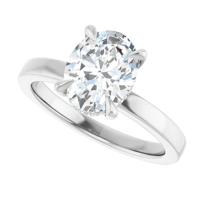 1 1/2 CTW Lab-Grown Diamond Engagement Ring, 8.98 mm