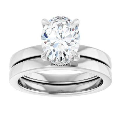 1 1/2 CTW Lab-Grown Diamond Engagement Ring, 8.98 mm